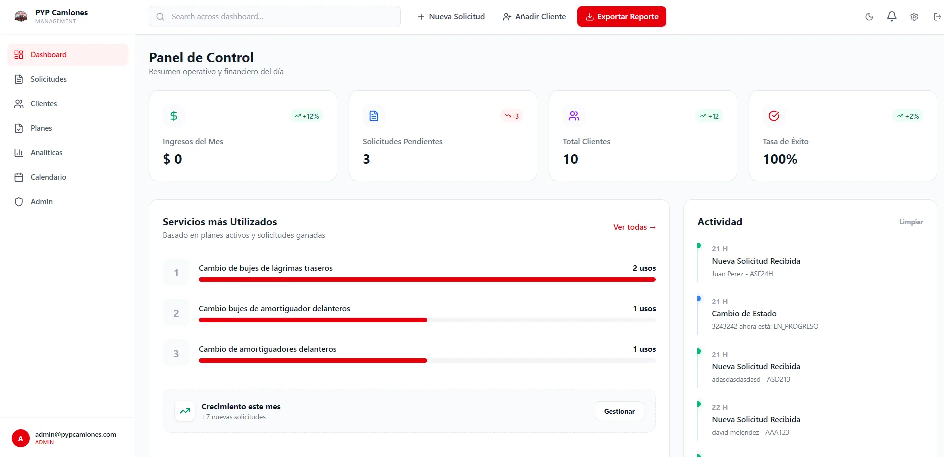 PyP Camiones screenshot 1