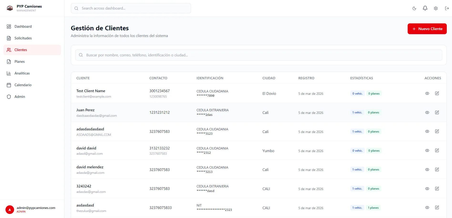PyP Camiones screenshot 3