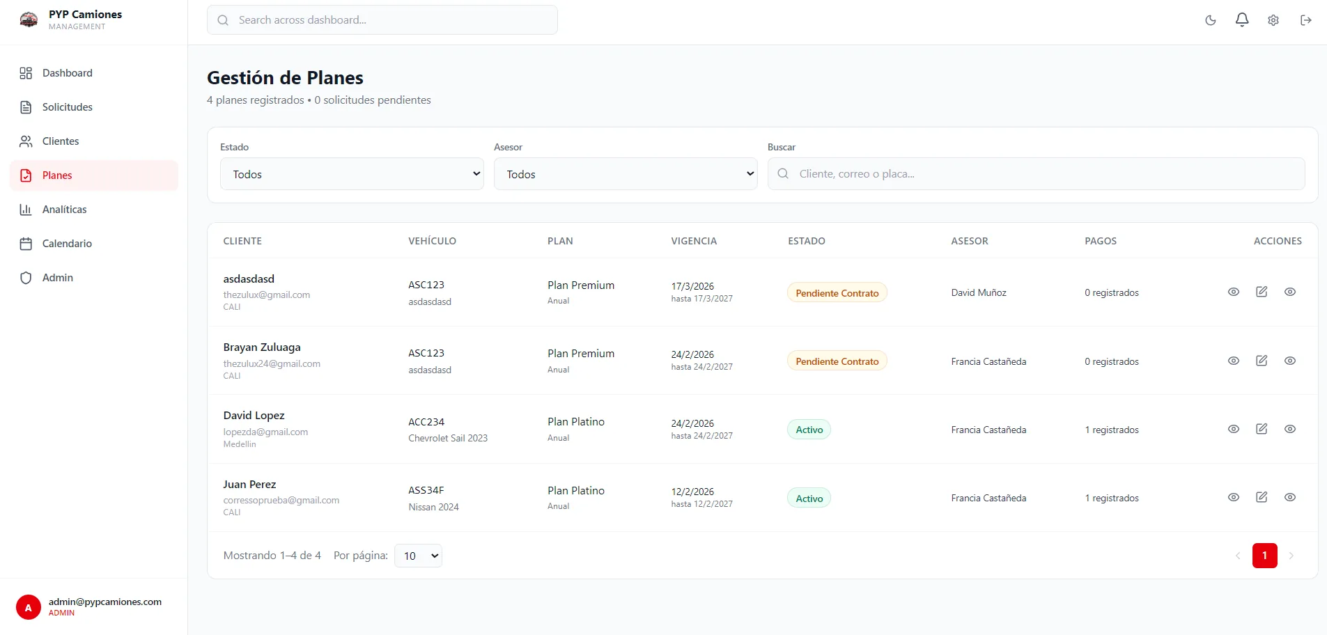 PyP Camiones screenshot 4